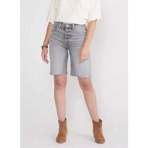 ETICA Brandy Long Denim Shorts Women’s Gray Quartzsite Organic Cotton
Bermuda